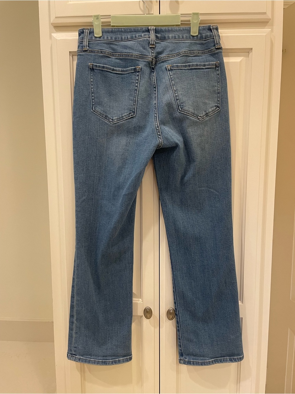 Quince Bella Stretch High-Rise Kick Flare Jeans. 30 waist, 28 inseam - Picture 10 of 13
